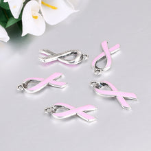 Load image into Gallery viewer, Pink Ribbon Charms Pendant