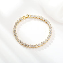 Load image into Gallery viewer, Roman Chain Crystal Bracelet