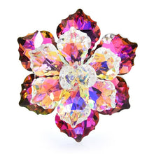 Load image into Gallery viewer, Shining Glass Flower Brooch
