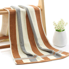 Load image into Gallery viewer, Cotton Color Stripe Beach Sun Bath Towel