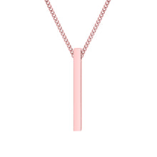 Load image into Gallery viewer, Engraved Bar Necklace
