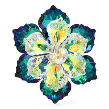 Load image into Gallery viewer, Shining Glass Flower Brooch
