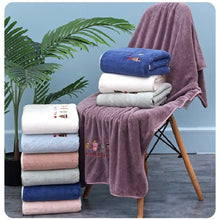 Load image into Gallery viewer, Embroidery Microfiber Bath Towels