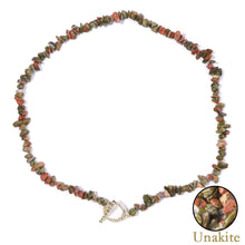 Load image into Gallery viewer, Healing Gem Gravel Stone Necklace
