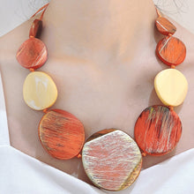 Load image into Gallery viewer, Wooden Beaded Pendant Necklaces