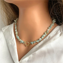 Load image into Gallery viewer, Healing Gem Gravel Stone Necklace
