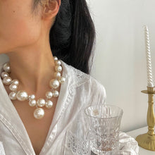 Load image into Gallery viewer, Bead Pearls Necklace
