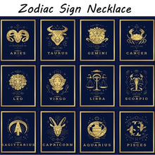 Load image into Gallery viewer, Stainless Steel Zodiac Sign Necklace