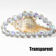 Load image into Gallery viewer, Mermaid Glass Healing Crystal Moonstone Bracelet