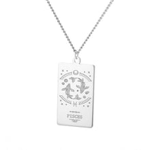 Load image into Gallery viewer, Stainless Steel Zodiac Sign Necklace
