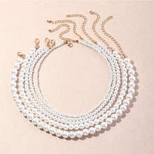 Load image into Gallery viewer, Exquisite Clavicle Chain Pearl Necklace