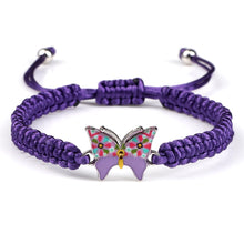 Load image into Gallery viewer, Braided String Butterfly Bracelet