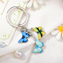 Load image into Gallery viewer, Butterfly Charms Keychain