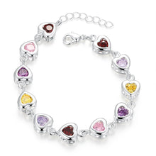 Load image into Gallery viewer, 925 Sterling silver charm Bracelet