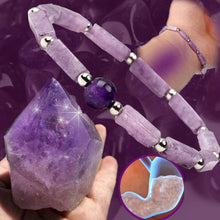 Load image into Gallery viewer, Amethyst Stone Energy Bracelets

