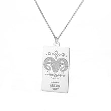 Load image into Gallery viewer, Stainless Steel Zodiac Sign Necklace