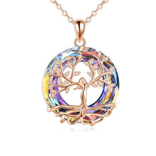 Load image into Gallery viewer, Tree of Life Round Necklace