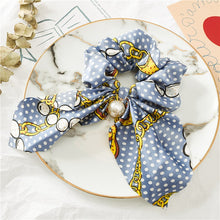Load image into Gallery viewer, Chiffon Bowknot Silk Hair Scrunchies