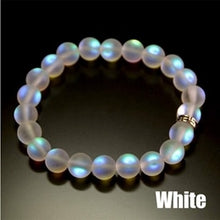 Load image into Gallery viewer, Mermaid Glass Healing Crystal Moonstone Bracelet