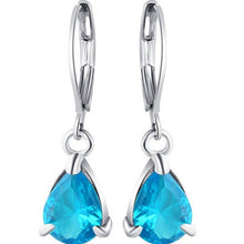 Load image into Gallery viewer, Water Drop Ear Buckle Zircon Earrings
