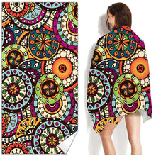 Load image into Gallery viewer, Mandala Beach Absorbent Towels
