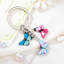Load image into Gallery viewer, Butterfly Charms Keychain