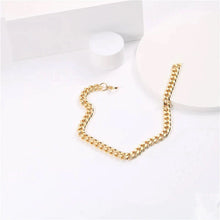 Load image into Gallery viewer, Gold Plated Beth Chain Choker Necklace