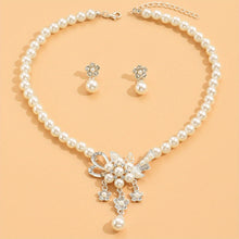 Load image into Gallery viewer, Flower Pearls Jewelry Set