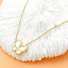 Load image into Gallery viewer, 18k Gold Plated Butterfly Necklace