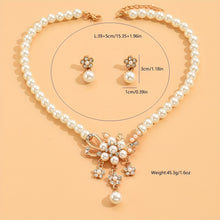 Load image into Gallery viewer, Flower Pearls Jewelry Set