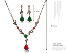 Load image into Gallery viewer, Holiday Cheer Drop Necklace Set