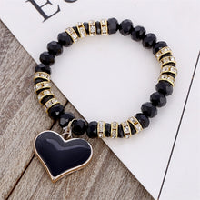 Load image into Gallery viewer, Stone Beaded Heart Bracelets (7304983740610)
