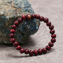 Load image into Gallery viewer, Vintage Buddha Wood Beads Bracelet (7187922092226)