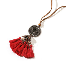 Load image into Gallery viewer, Gypsy Ethinic Tassel Pendant Necklace (6926487748802)