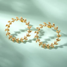 Load image into Gallery viewer, Leaves Garland Shape Earrings (6935377739970)