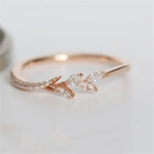 Load image into Gallery viewer, Flowers Ring Plating Rose Gold Silver Color (7086615068866)