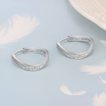 Load image into Gallery viewer, Classic Style Hoop Earrings Silver Color (6971541782722)