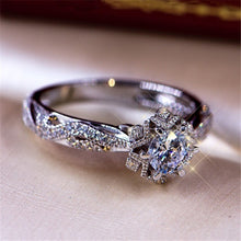Load image into Gallery viewer, Women Hollow Engagement &amp; Wedding Ring (6933394161858)