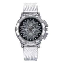 Load image into Gallery viewer, Rose Gold Flower Rhinestone Watches
