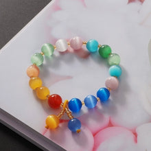Load image into Gallery viewer, Colorful Lava Stone Beads Amethysts Bracelet (6939857682626)