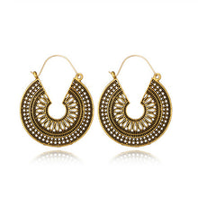 Load image into Gallery viewer, Gold Plated Color Drop Earrings